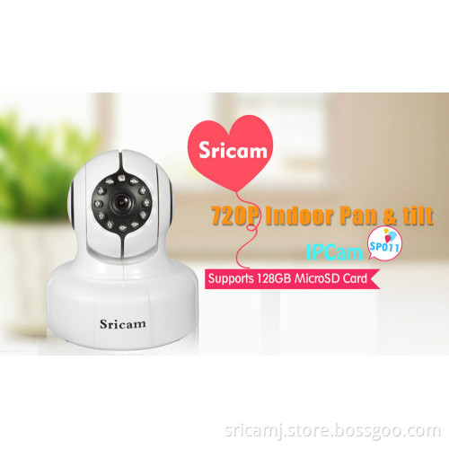 Sricam Wi-Fi IR-CUT Pan Tilt IP camera Indoor Alarm 720P HD